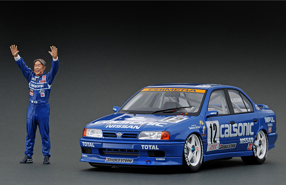 IG1761 1/18 CALSONIC PRIMERA (#12) 1994 JTCC INTERTEC FUJI With Mr