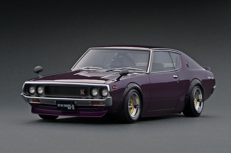 IG1846 1/18 Nissan Skyline 2000 GT-R (KPGC110) Purple | LINE UP