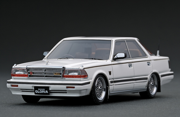 IG1307 1/43 Nissan Gloria (Y30) 4Door Hardtop Brougham VIP White