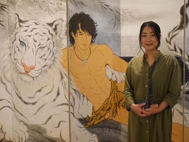 おとこのからだ」を愛する展覧会 “イケメン画家”木村了子「生きる喜び