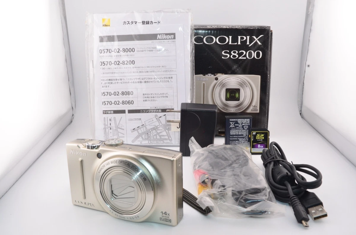 Nikon Coolpix S8200 Digital Cameras for Sale - Shop New & Used