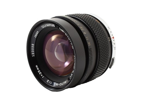EXC+++】 Olympus OM-SYSTEM ZUIKO MC AUTO-W 35mm F2 w/cap&Filter