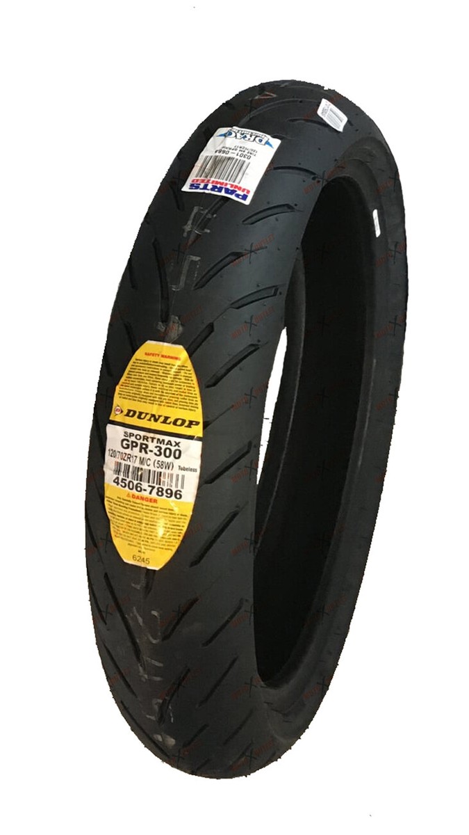 Dunlop Sportmax GPR-300 120/70ZR17 70 17 Front Motorcycle Tire