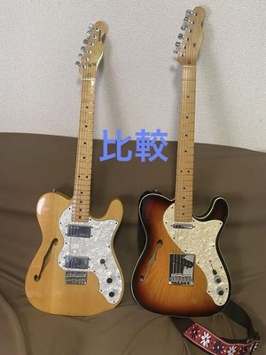 Aria Pro II Thinline TE-500N Backaroo Electric Guitar W/Hard Case