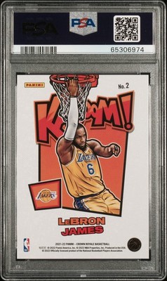 LeBron James 2021 Crown Royale Kaboom PSA 10 | eBay