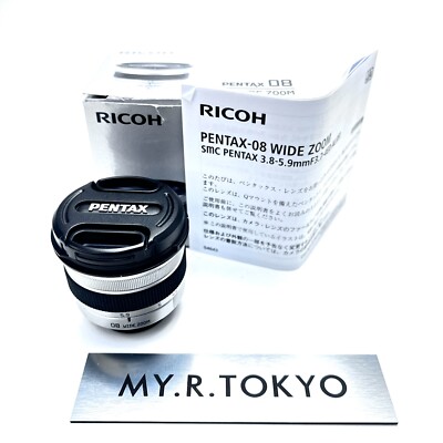 Top Mint] Pentax 08 Wide Zoom 3.8-5.9mm F3.7-4 Q-Mount Lens w/ Box