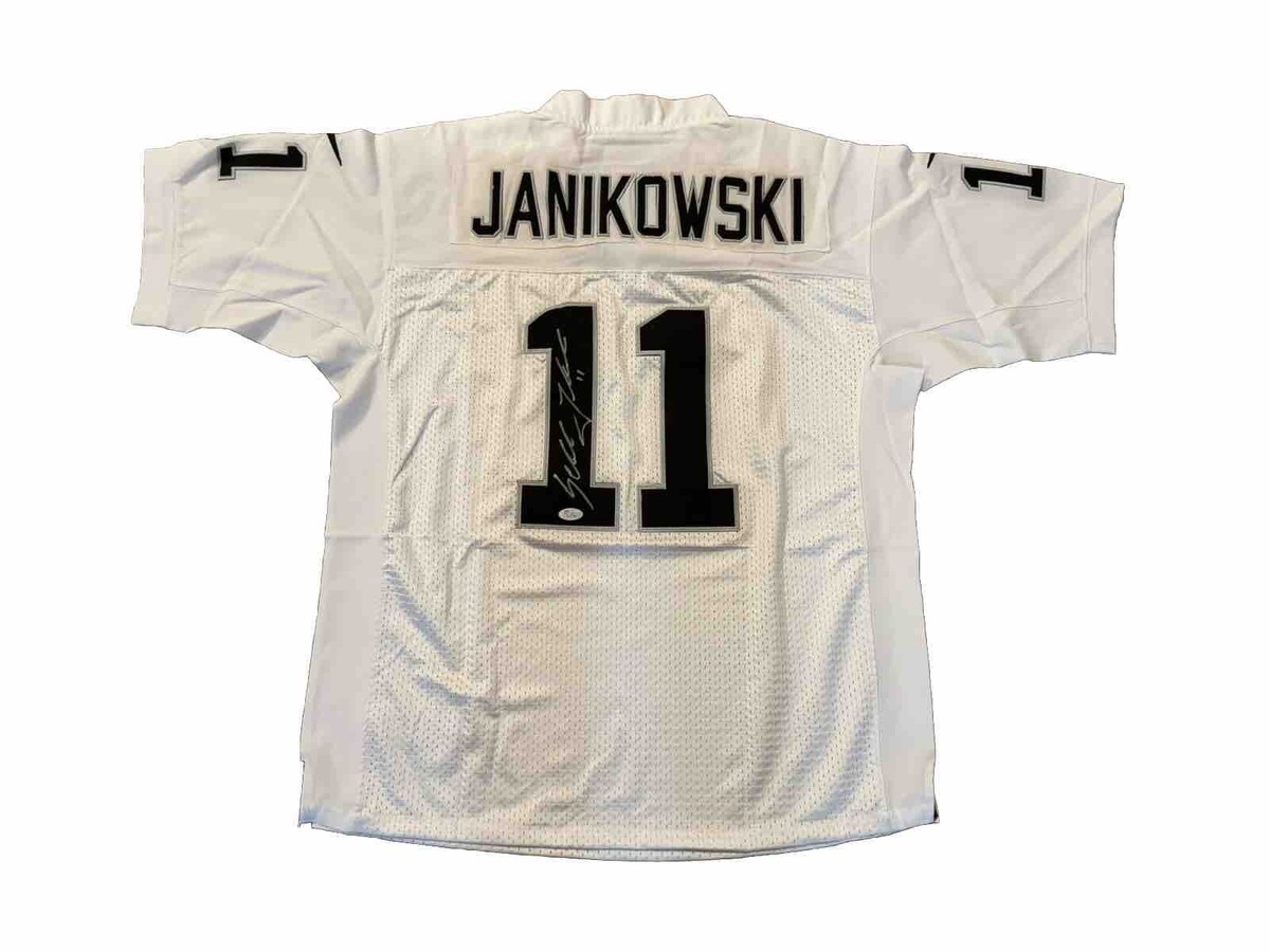 Sebastian Janikowski Signed Oakland Raiders (Away White) Jersey