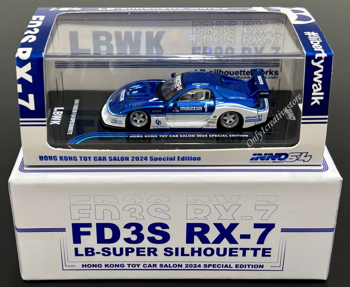 INNO64 LBWK Mazda RX-7 FD3S LB-Super Silhouette 2024 HK Toy Car