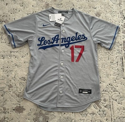Nike Authentic Los Angeles Dodgers Gray Shohei Ohtani #17 Jersey
