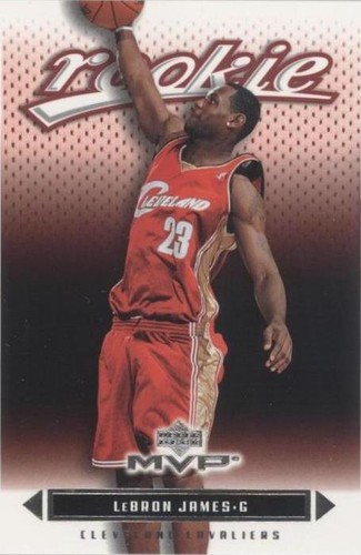 LeBron James 03/04 Upper Deck MVP Rookie (#201) PSA 8 | eBay