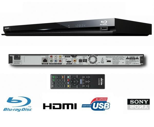 Multiregion Sony BDP-S370 Blu-Ray DVD CD Player Optical/USB/HDMI 1