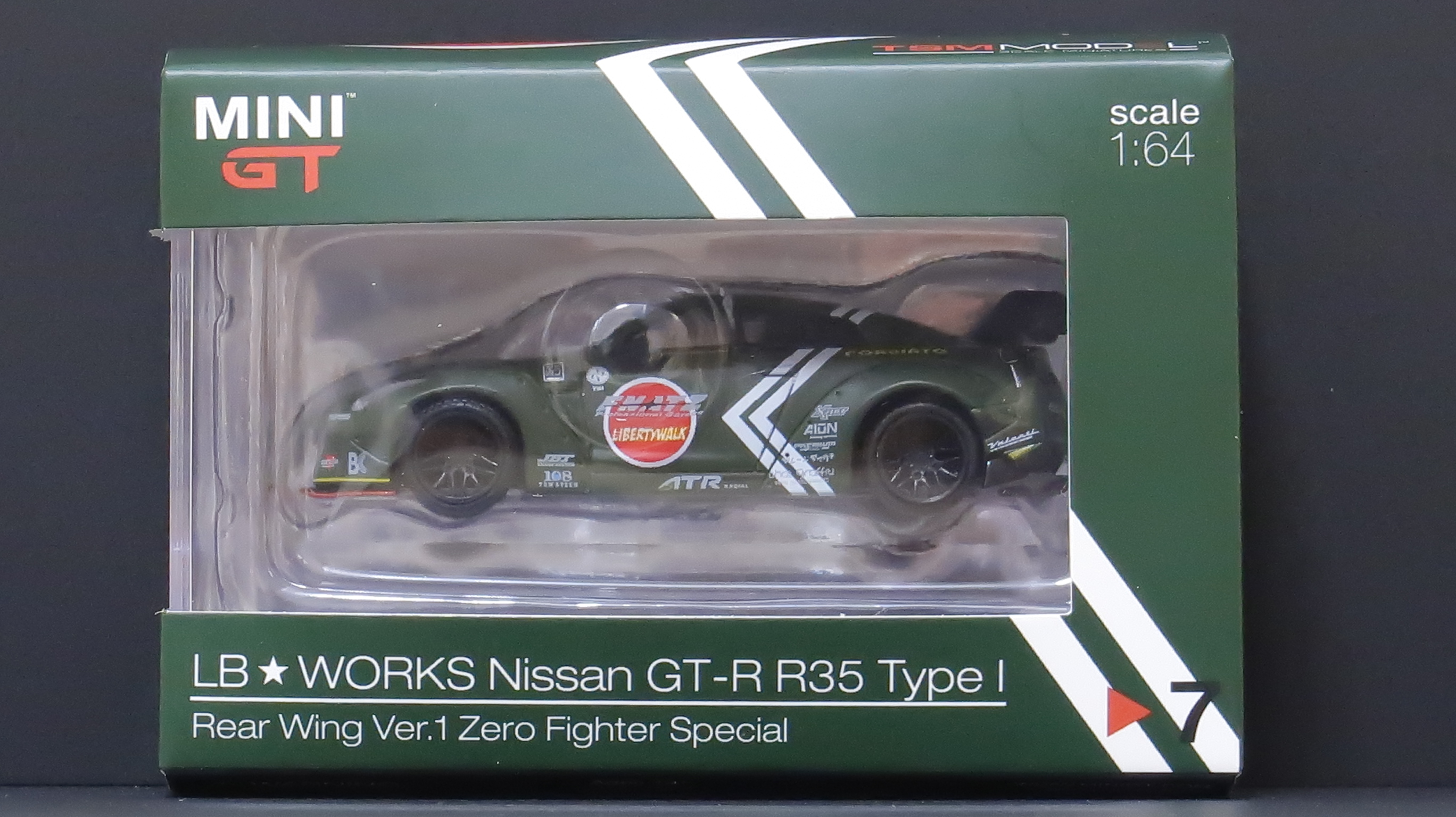 モデルインプレッション】TSM Mini GT LB Works Nissan GT-R R35 Rear