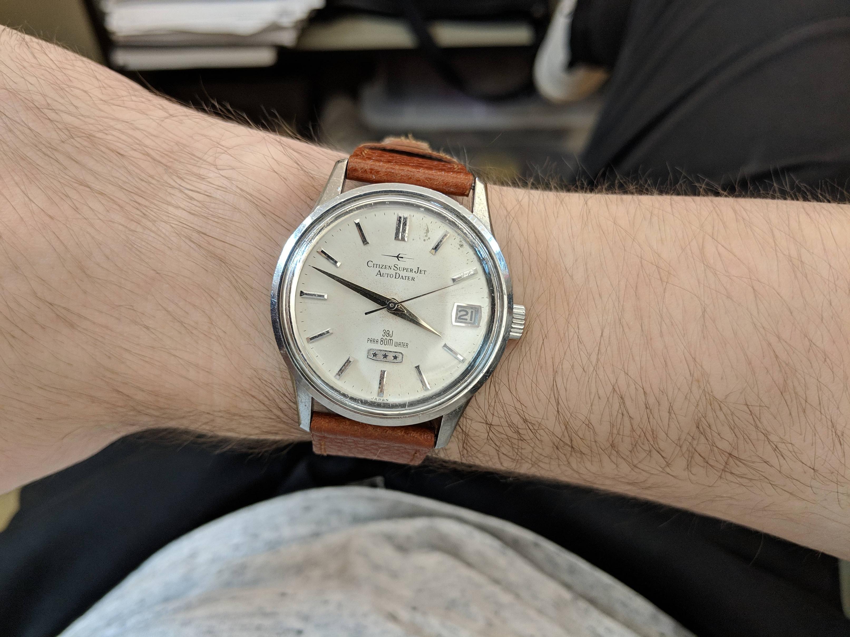 1963 Citizen Superjet Autodater : r/JapaneseWatches