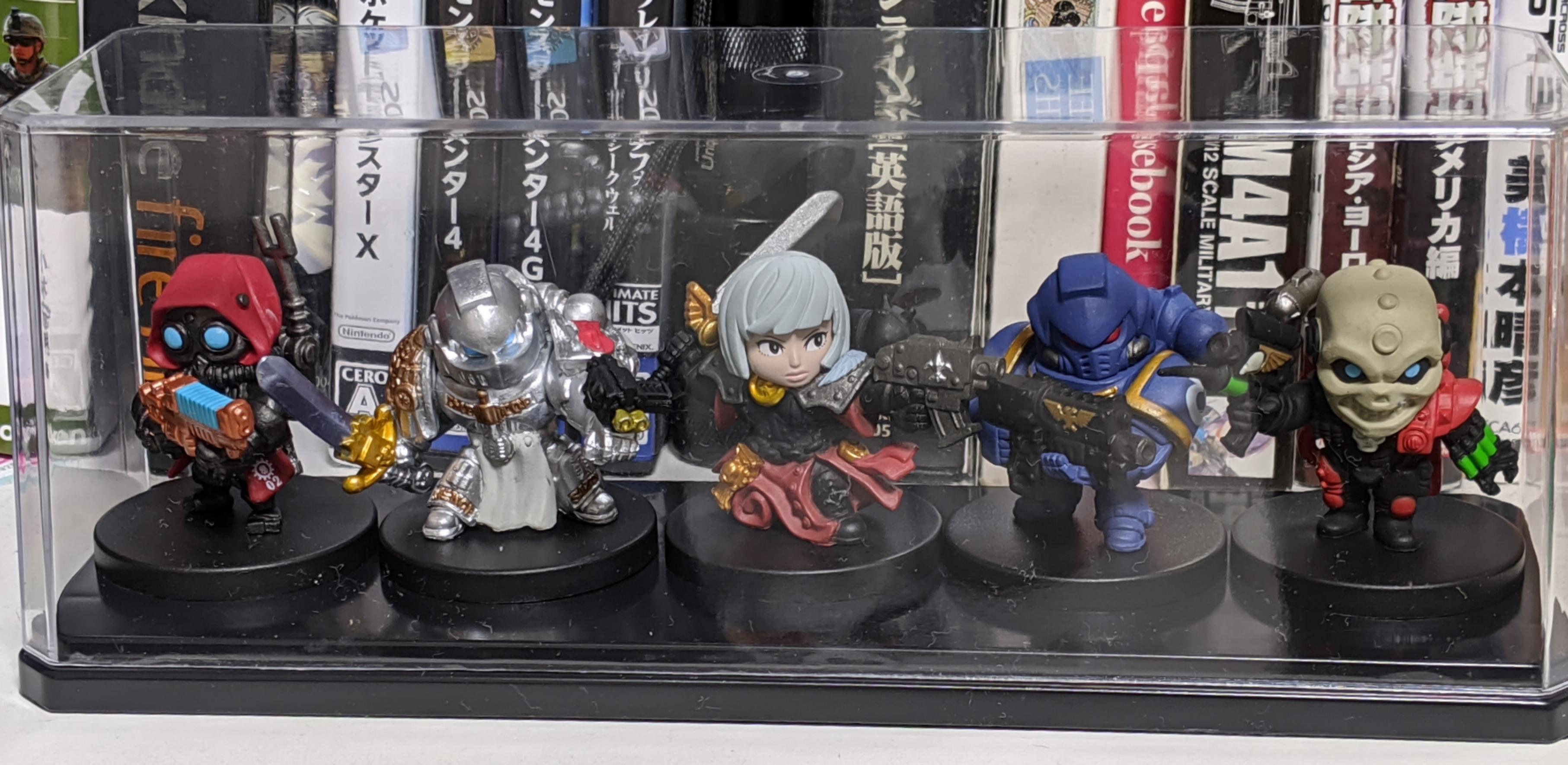 Completed my Bandai Chibi Series 1 Figures. : r/Warhammer40k