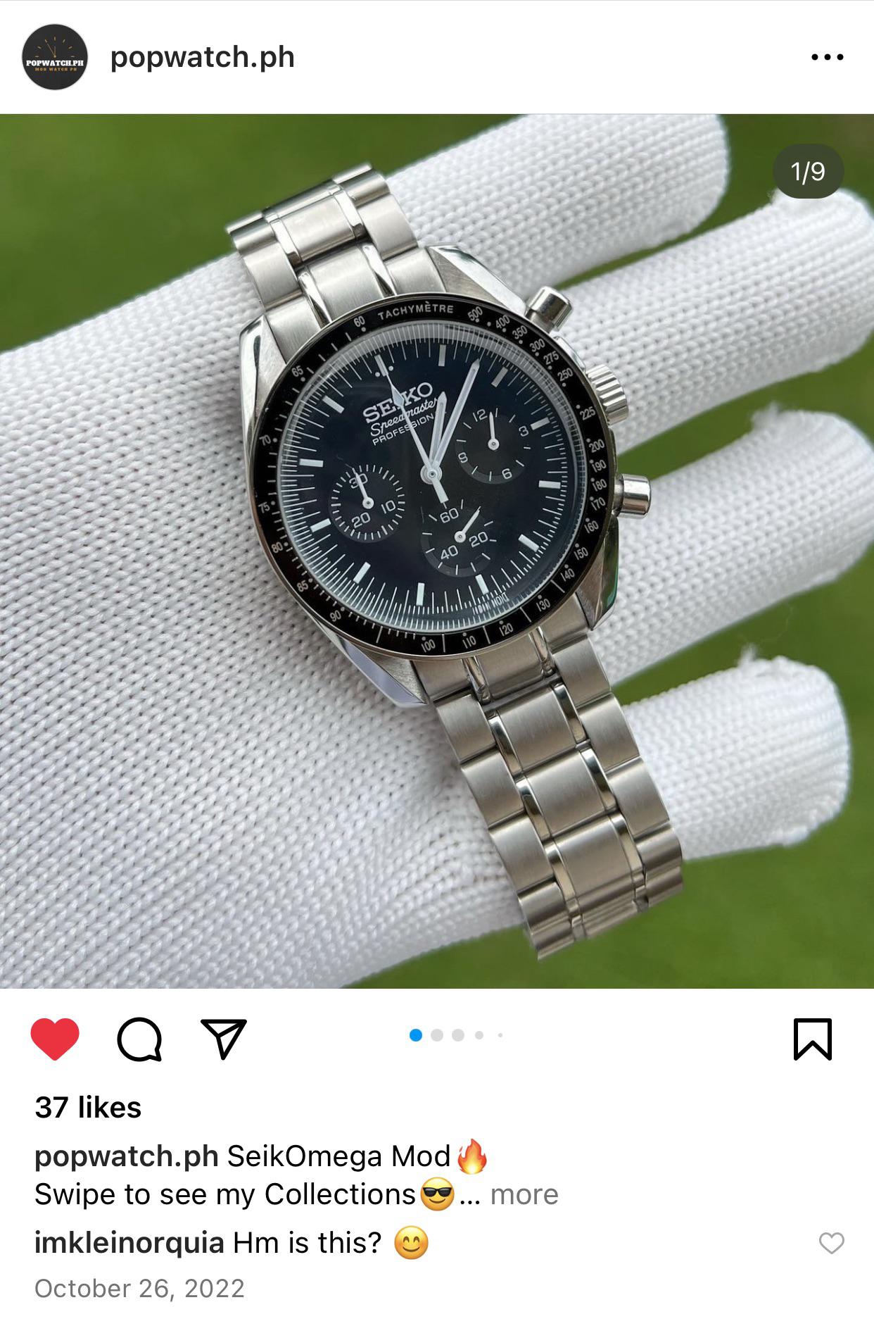 SeikOmega」Speedmaster改造：これってマジなの？ : r/SeikoMods