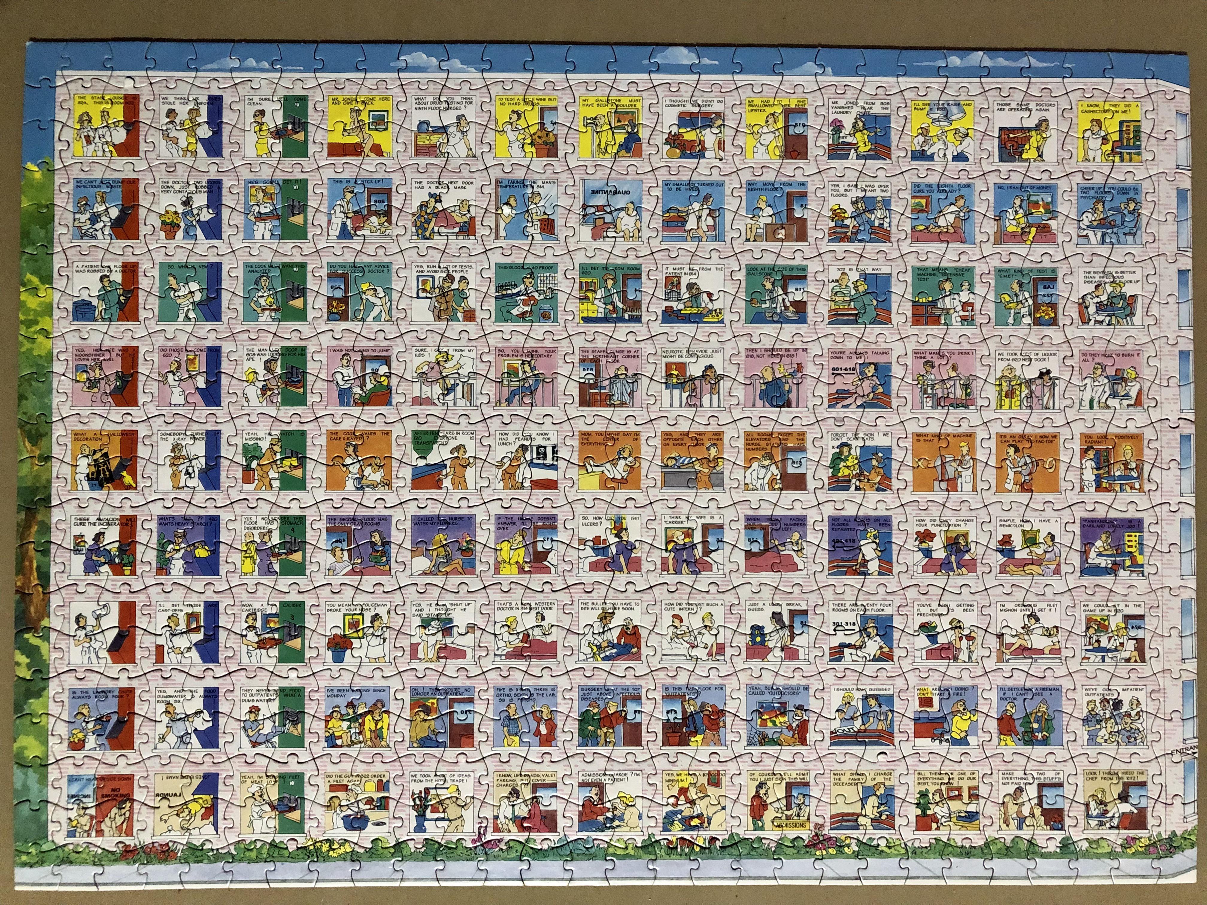 The Talking Jigsaw Puzzle - The Hospital 560 pieces. Very fun