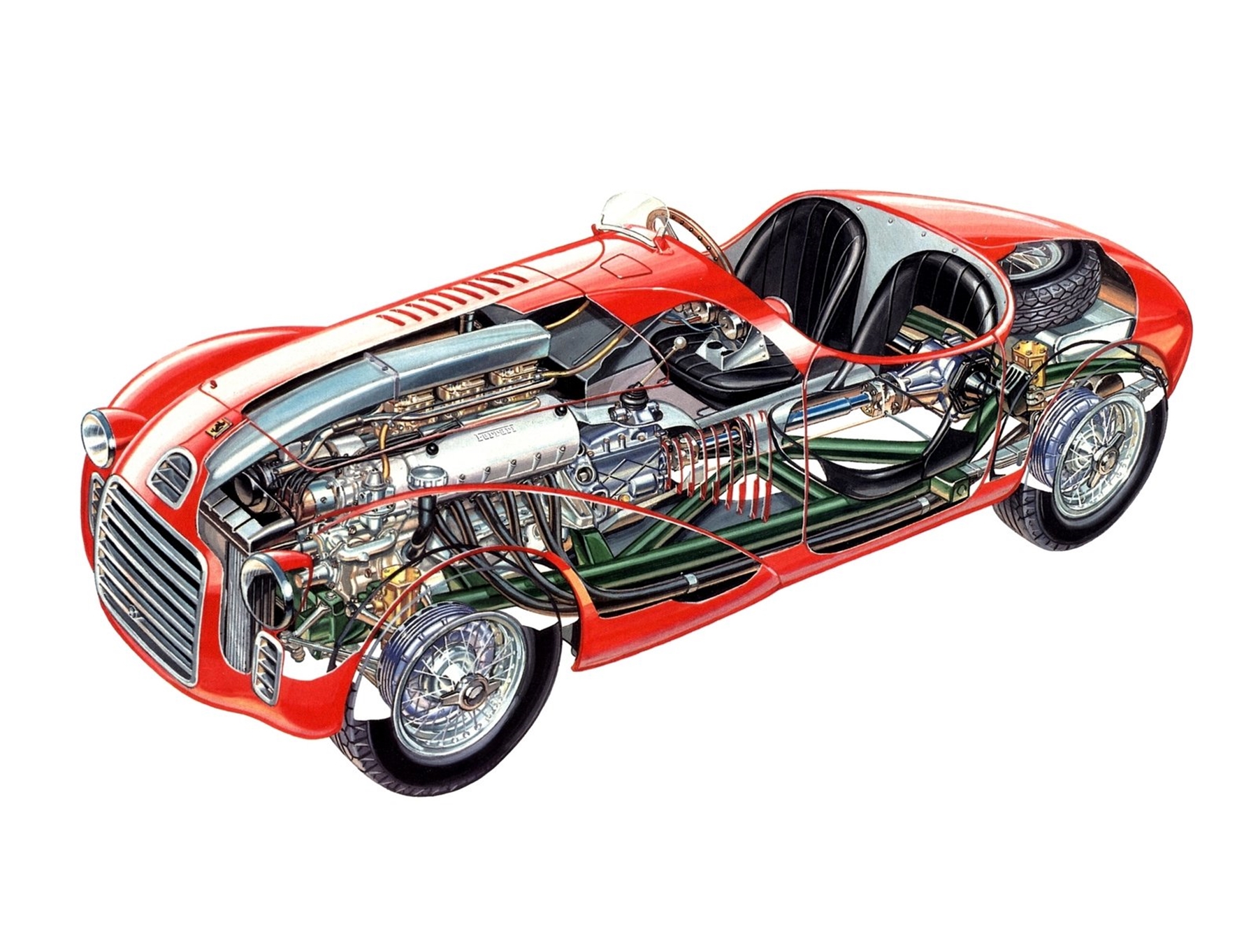 1947 Ferrari 125-S V-12, first car to wear the Ferrari name