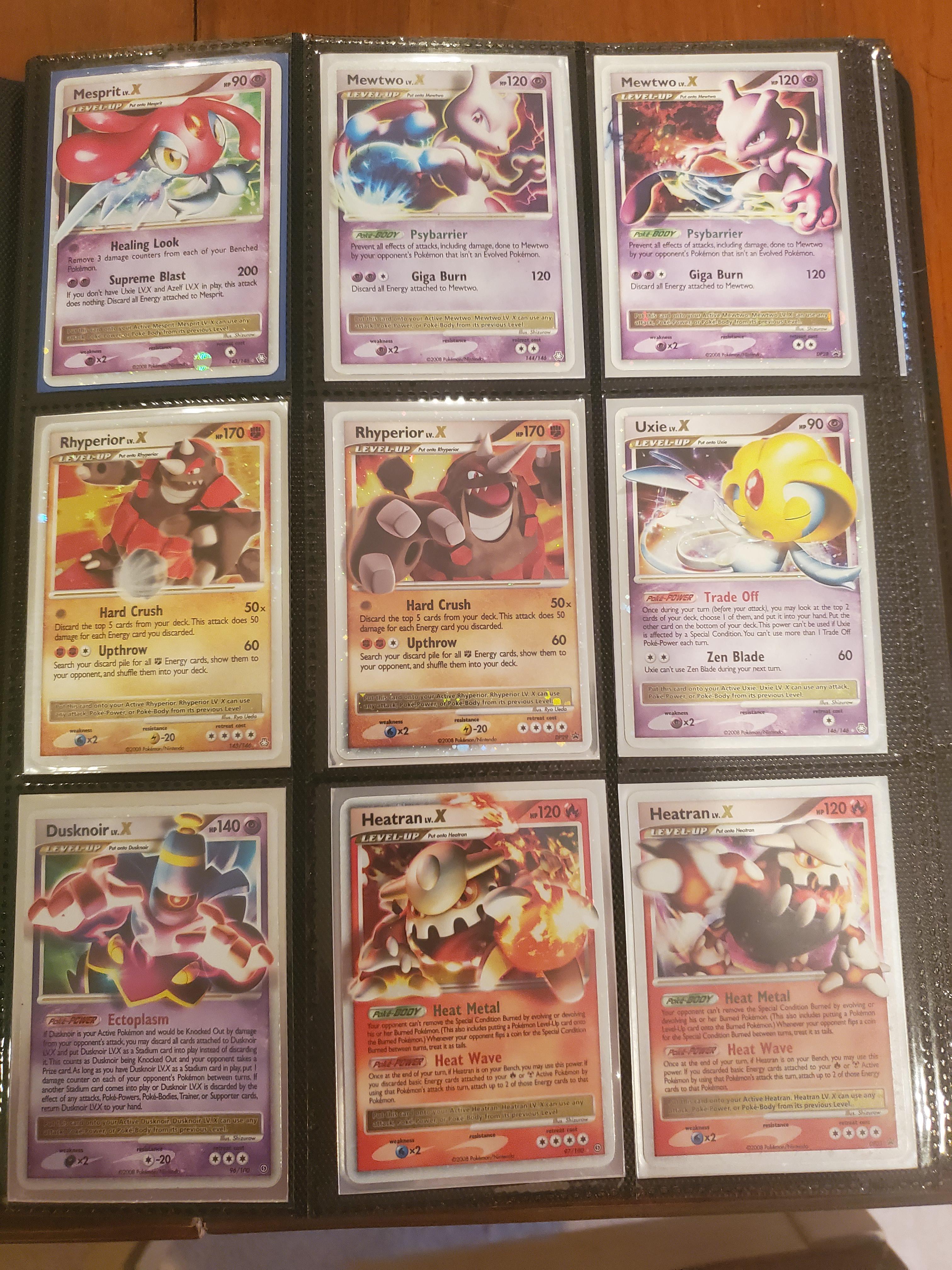 My complete LV.X card collection. From errors to Japanese artworks
