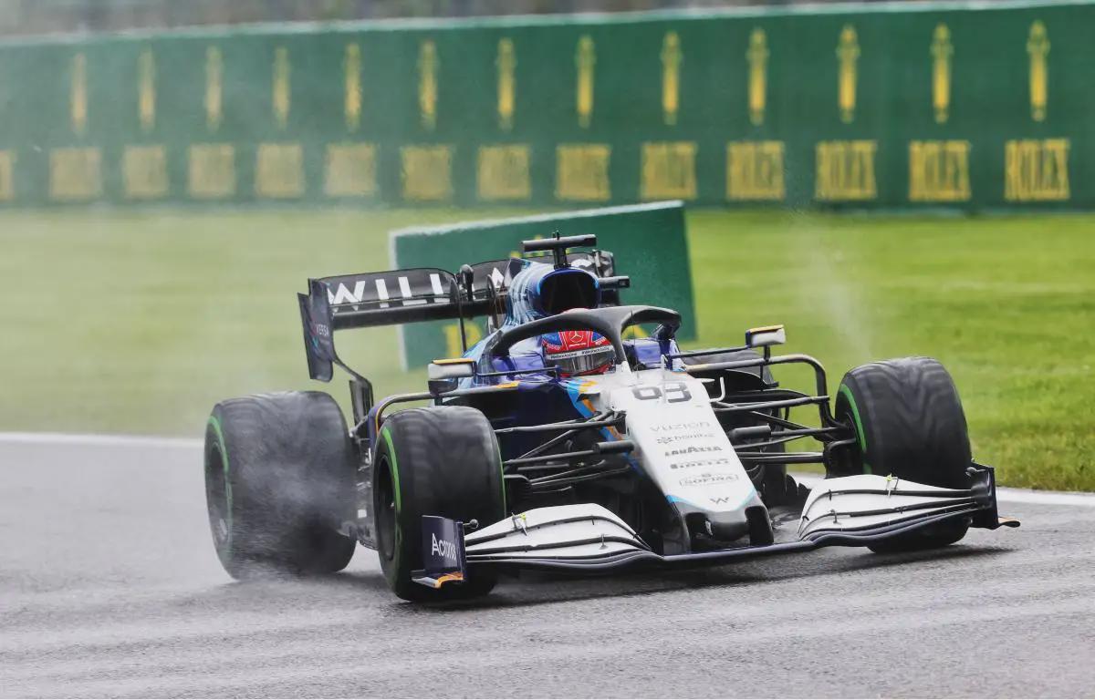 2021年のベルギーGPで、ウィリアムズはスパでは珍しいハイダウン