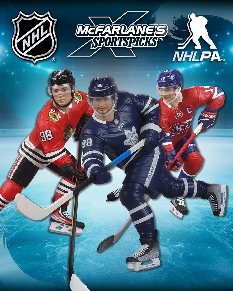 NEW McFarlane Toys NHL SportsPicks featuring Nick Suzuki, William