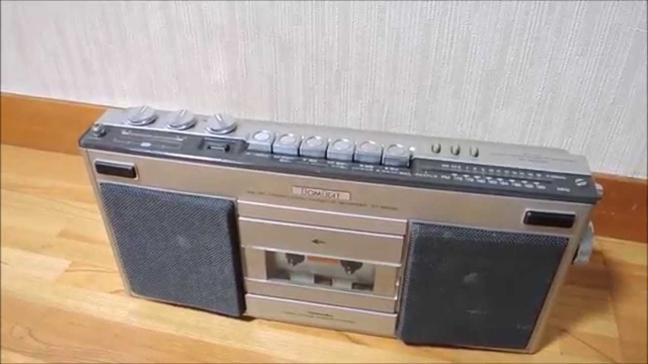 TOSHIBAラジカセ BOMBEAT STEREO MINI を入手。 - YouTube