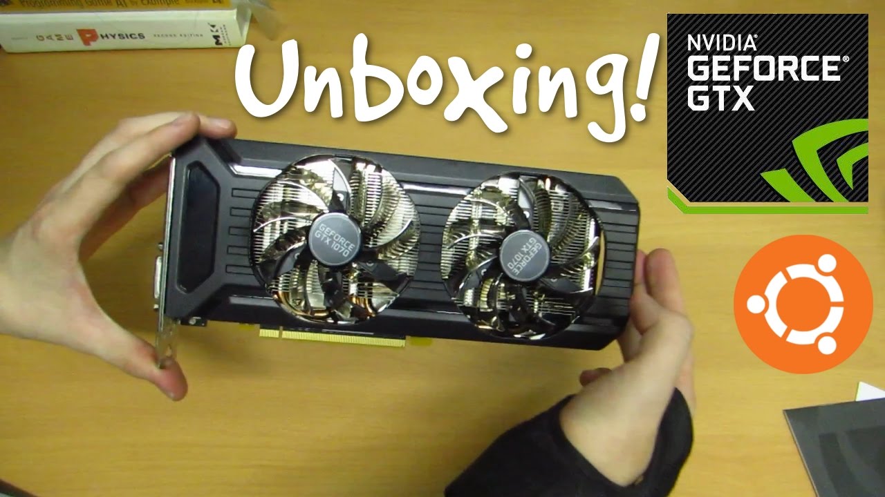 Unboxing the Palit GTX 1070 8GB Dual Fan - YouTube