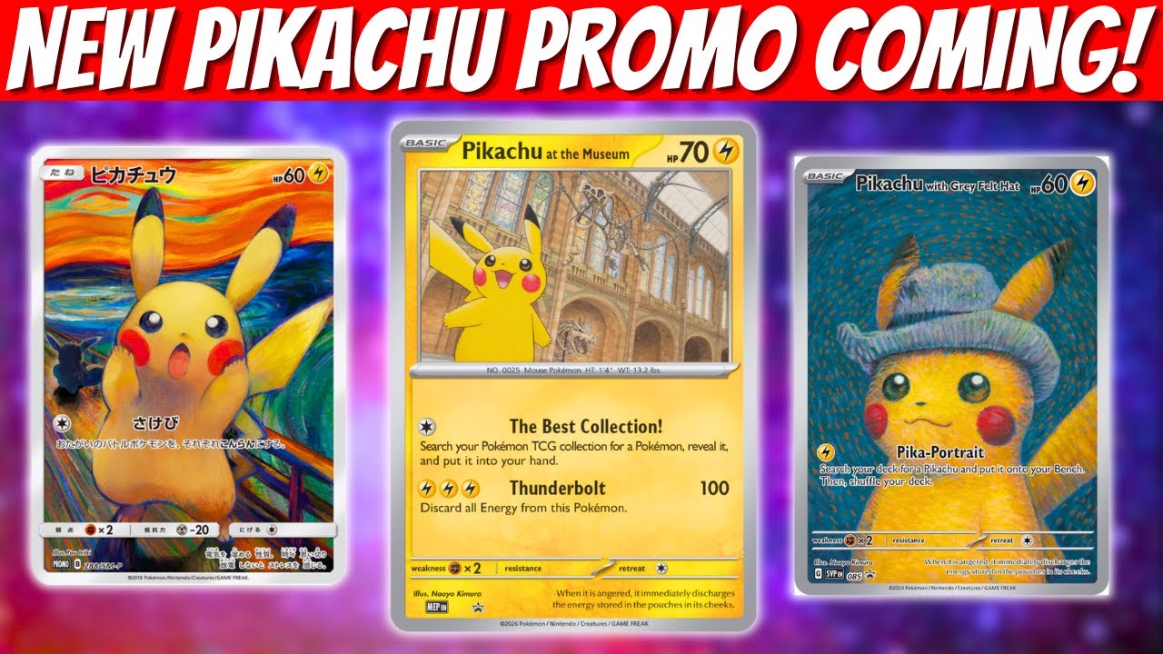 Pikachu Promo Card Guide | Don't Miss This Museum Collab - YouTube