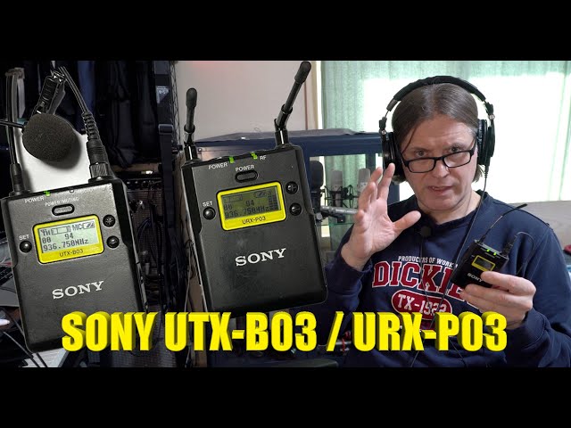 SONY UTX-B03 / URX-P03 - Review / Vocal Sound Test - YouTube
