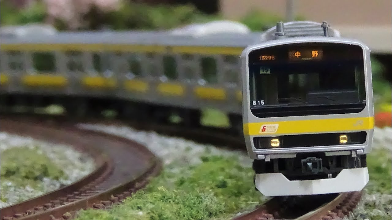 Nゲージ KATO E231系0番台 中央・総武緩行線 走行シーン集 - YouTube