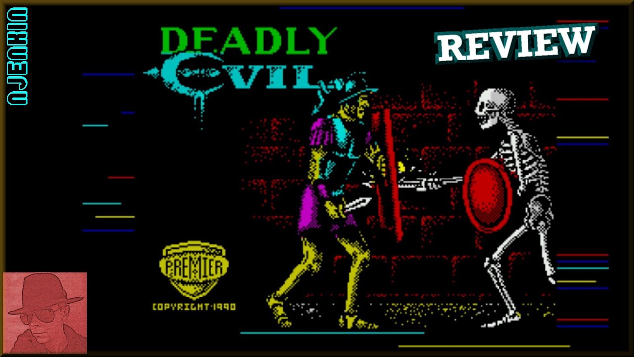 Deadly Evil - on the ZX Spectrum 128K !! with Commentary - YouTube