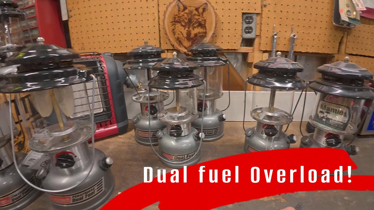 🏕️✨Lighting Legends-Coleman 285 & 295 Duel Fuel Lanterns - YouTube