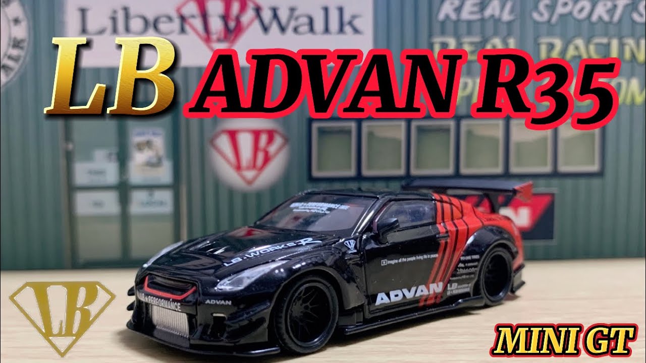 MINI GT】LB ADVAN R35紹介！1/64スケールとは思えないこのクオリティ