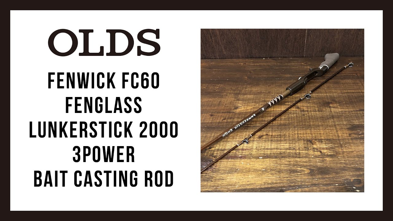 Fenwick FC60 Fenglass Lunkerstick 2000 3Power Bait Casting Rod