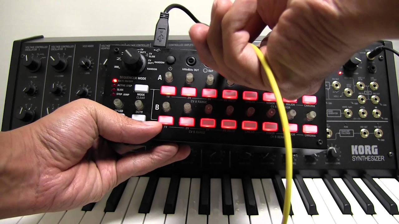 書籍連動】MS-20miniとSQ-1連動| 21世紀のアナログシンセサイザー入門p