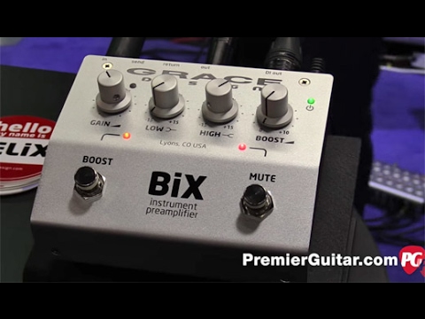NAMM '17 Grace Design BiX Instrument Preamplifier Demo - YouTube