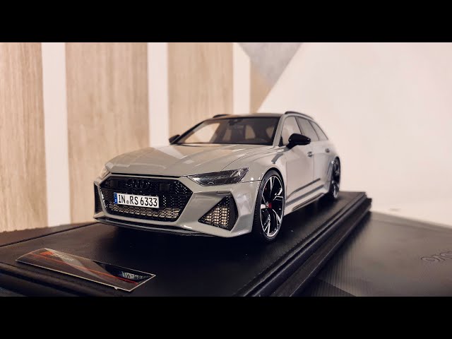 Motorhelix Audi RS6 (C8) Grey 1:18 Scale (Unboxing) - YouTube