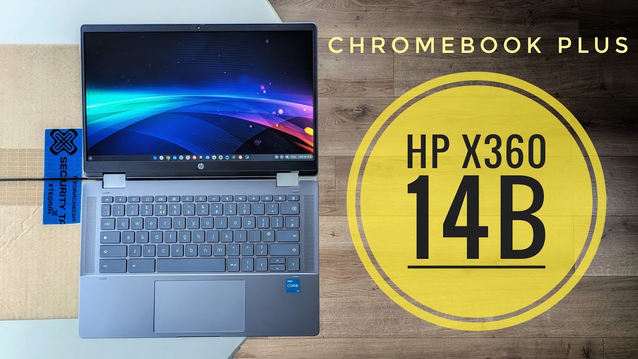 Unboxing the HP Chromebook Plus x360 14b (14b-cd0000 series / 2024