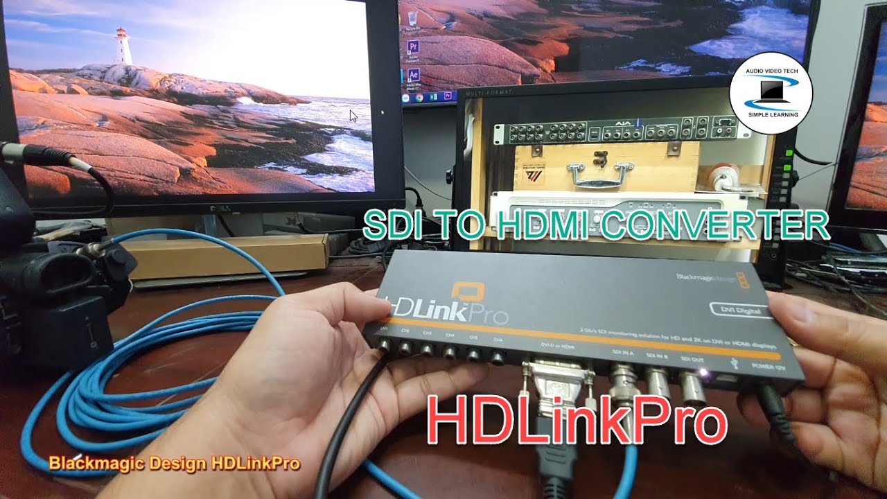 Test Video : How to use the Blackmagic Design HDLinkPro as a SDI