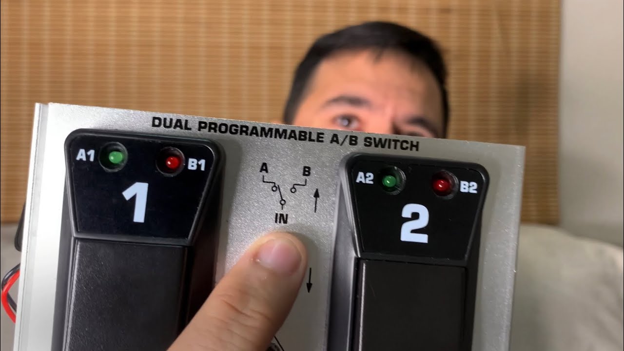 Pedal Behringer AB200 - YouTube