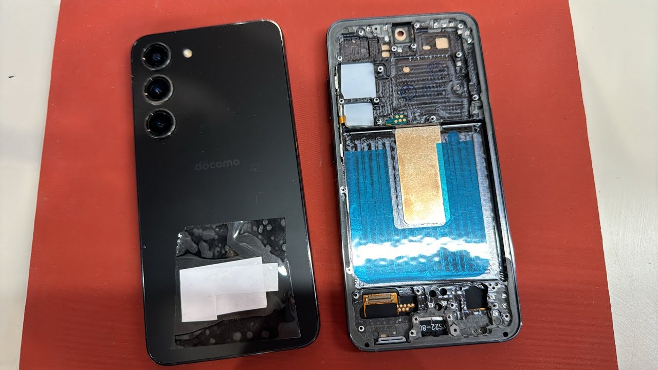 Galaxy S23 5G SC-51D ディスプレイ交換修理(フレーム付きパーツ