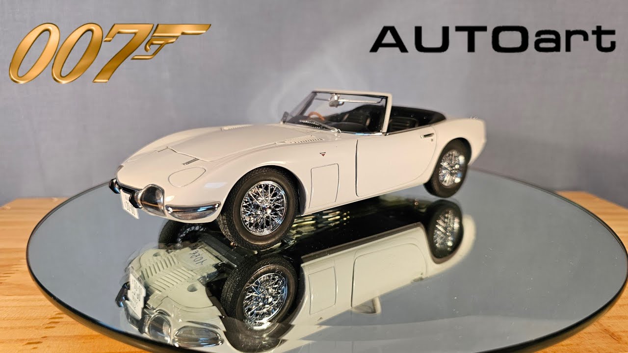 Most rare, expensive car in James Bond The Toyota 2000 GT (Autoart