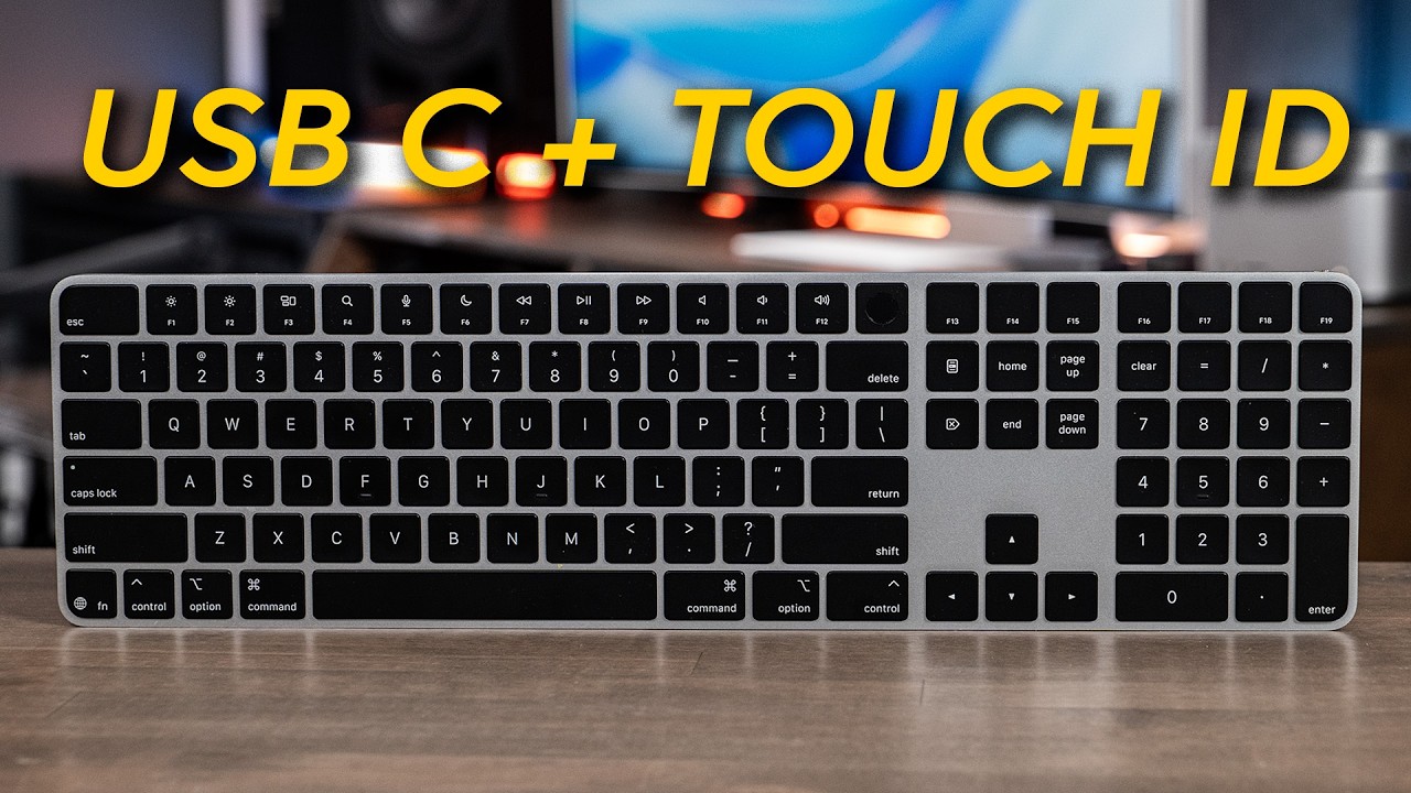 New Apple Magic Keyboard with USB-C Overview - YouTube