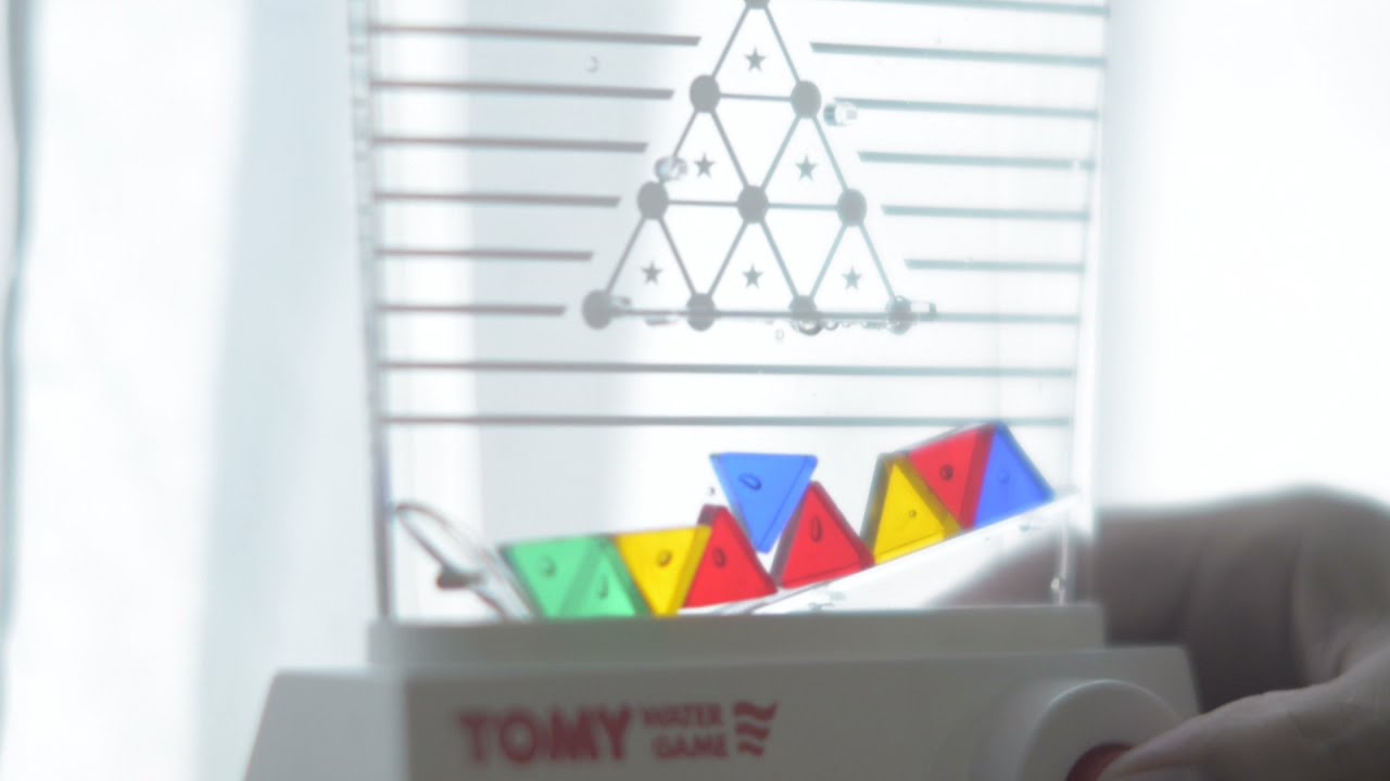 昭和レトロ玩具『ウォーターゲーム ピラミックスクリスタル』 - YouTube