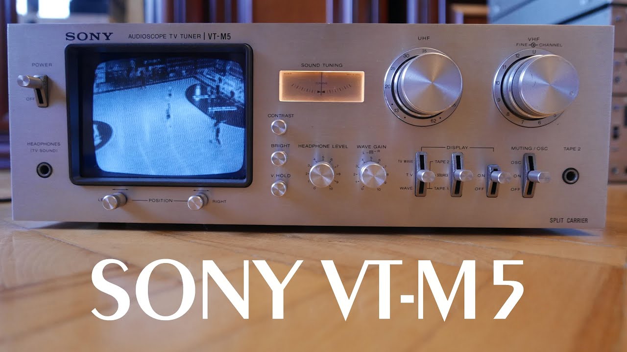Audioscope TV tuner SONY VT-M5 - YouTube