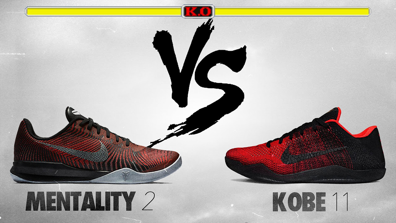 Nike Kobe Mentality 2 vs Nike Kobe 11! - YouTube