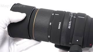 SIGMA (シグマ) APO 135-400mm F4.5-5.6 DG (ソニーα用) 良品 - YouTube