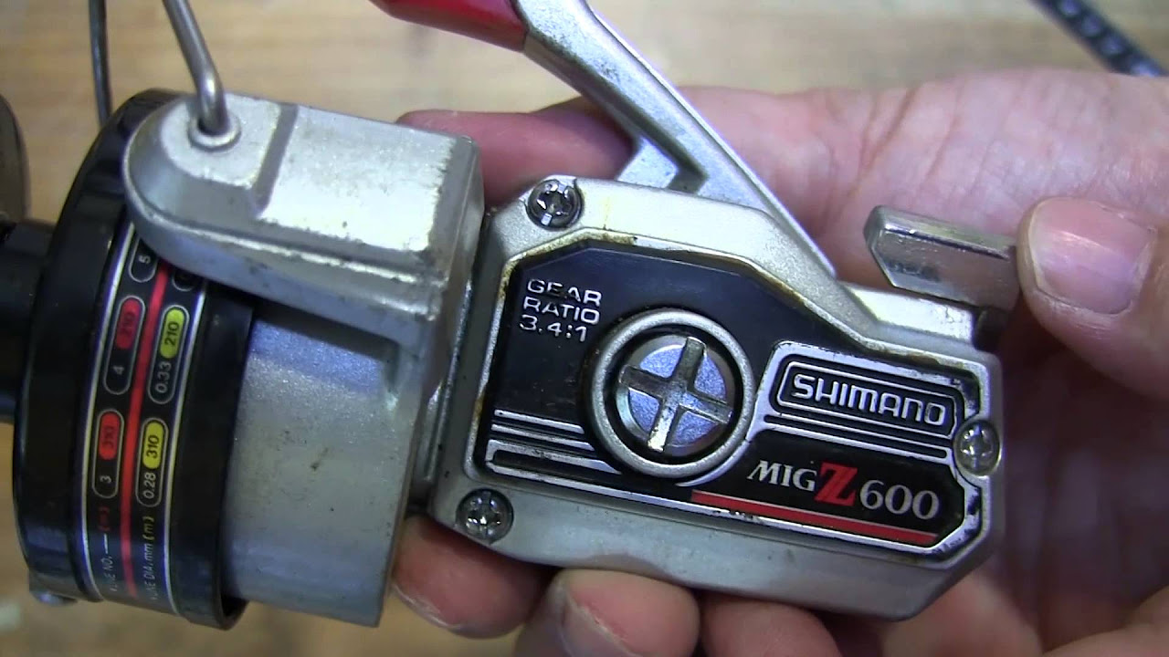 Shimano Mig Z 600 fishing reel シマノ ミグ ゼット 600 スピニング