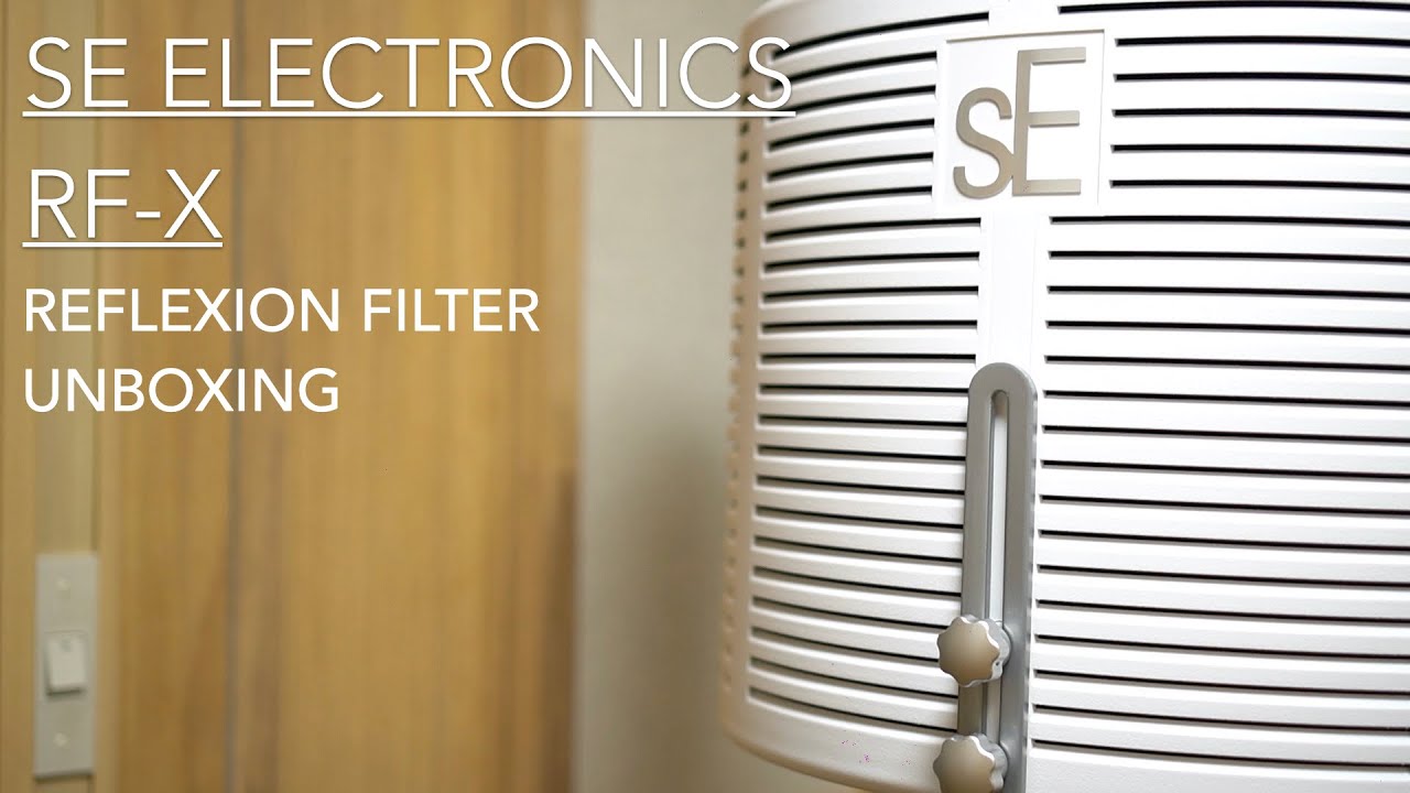 Opening Review] Reflection Filter [SE electronics RF-X] [Recording