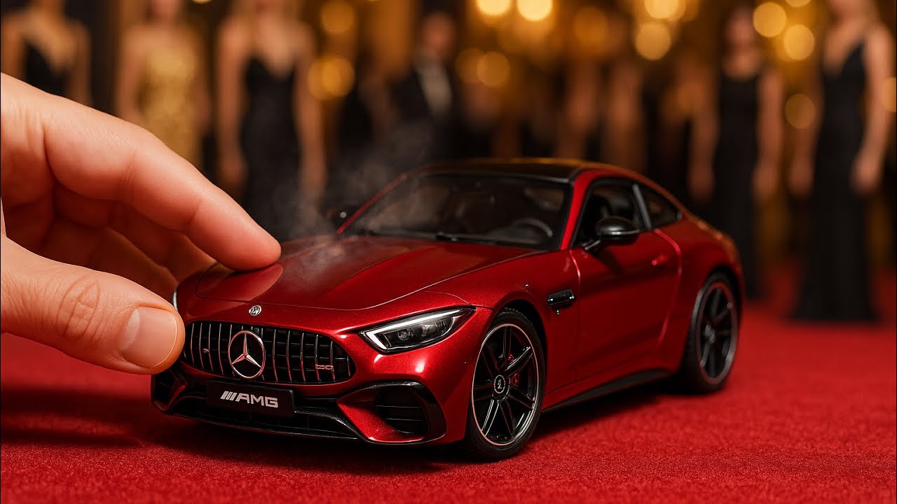 Miniature Mercedes-Benz SL63 AMG 1:18 Scale Diecast Model Car