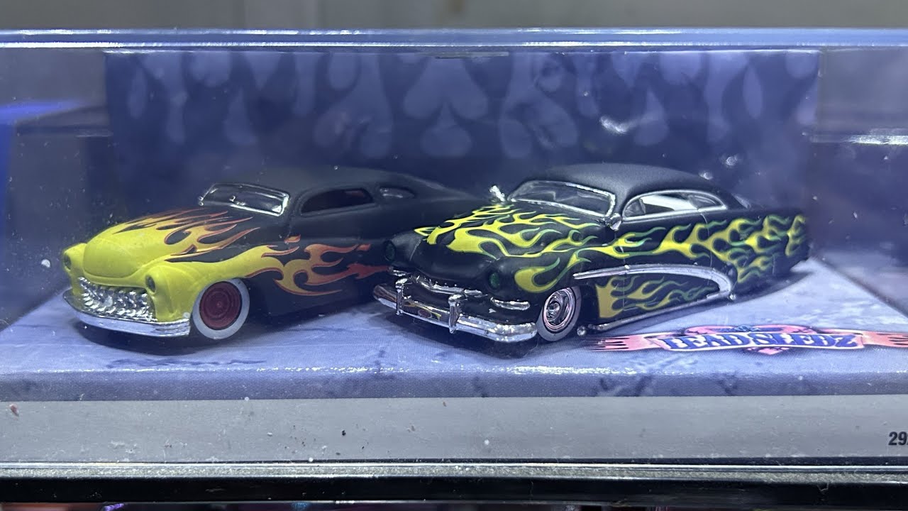 Hot Wheels Collectibles Lead Sledz - 1949 Mercury's - YouTube